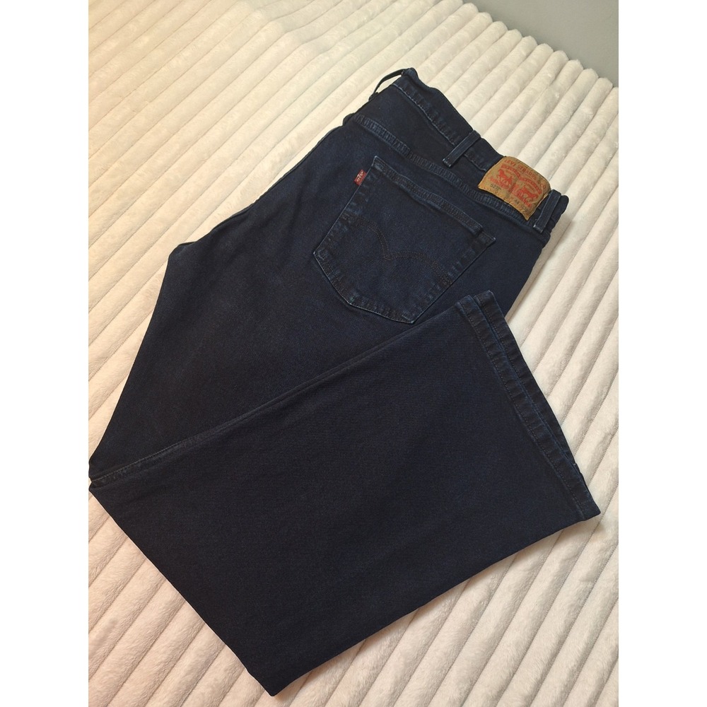 Levis‎ 527 Slim Fit Boot Cut Jeans Mens 44X30 Blue Dk Wash Denim Cowboy  Rodeo